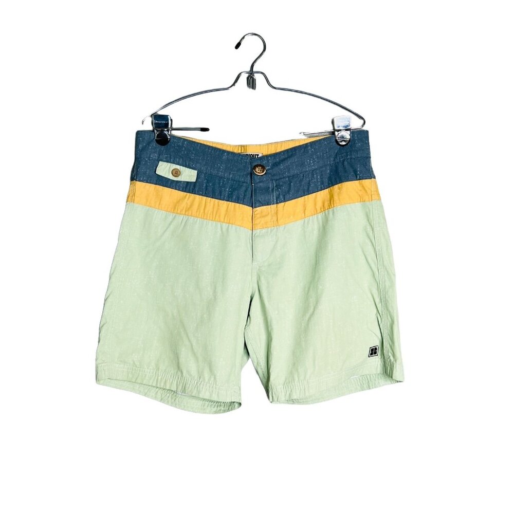 Insight Men's 32‎ Colorblock Board Shorts Pockets Beach Swim